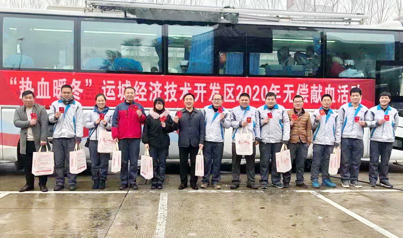 大運機車員工冬日無償獻血，讓溫暖與愛同行！